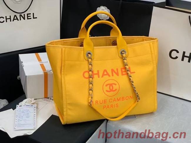 Chanel Original large shopping bag 66941 yellow