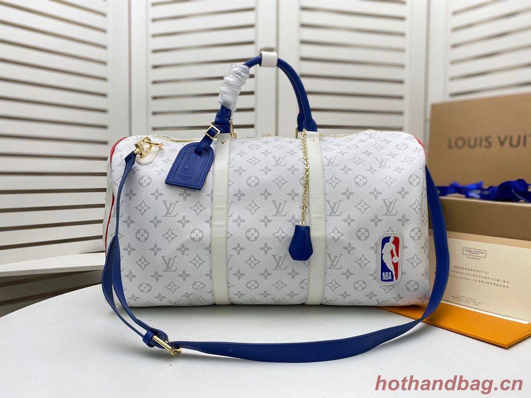 Louis Vuitton KEEPALL BANDOULIERE M41416 M41414 White