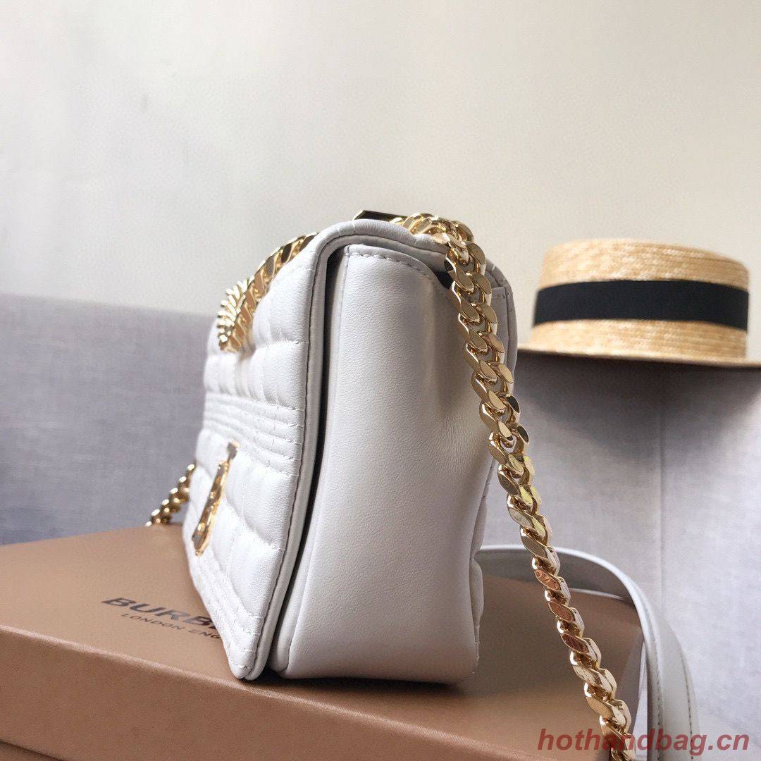 BurBerry Leather Shoulder Bag 7462 White