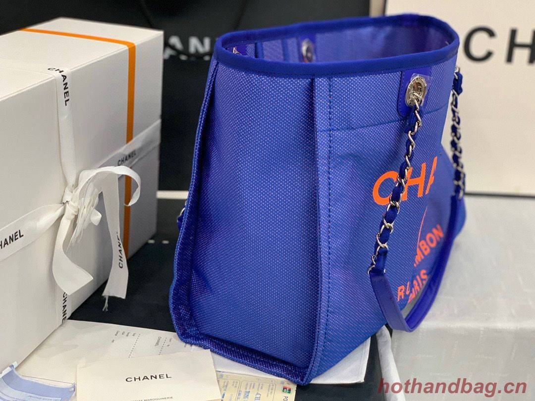 Chanel Original Medium Shopping Bag 67001 Blue