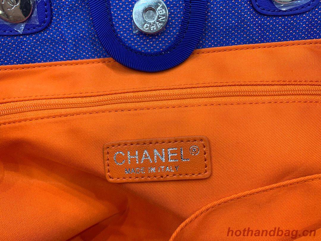 Chanel Original Medium Shopping Bag 67001 Blue