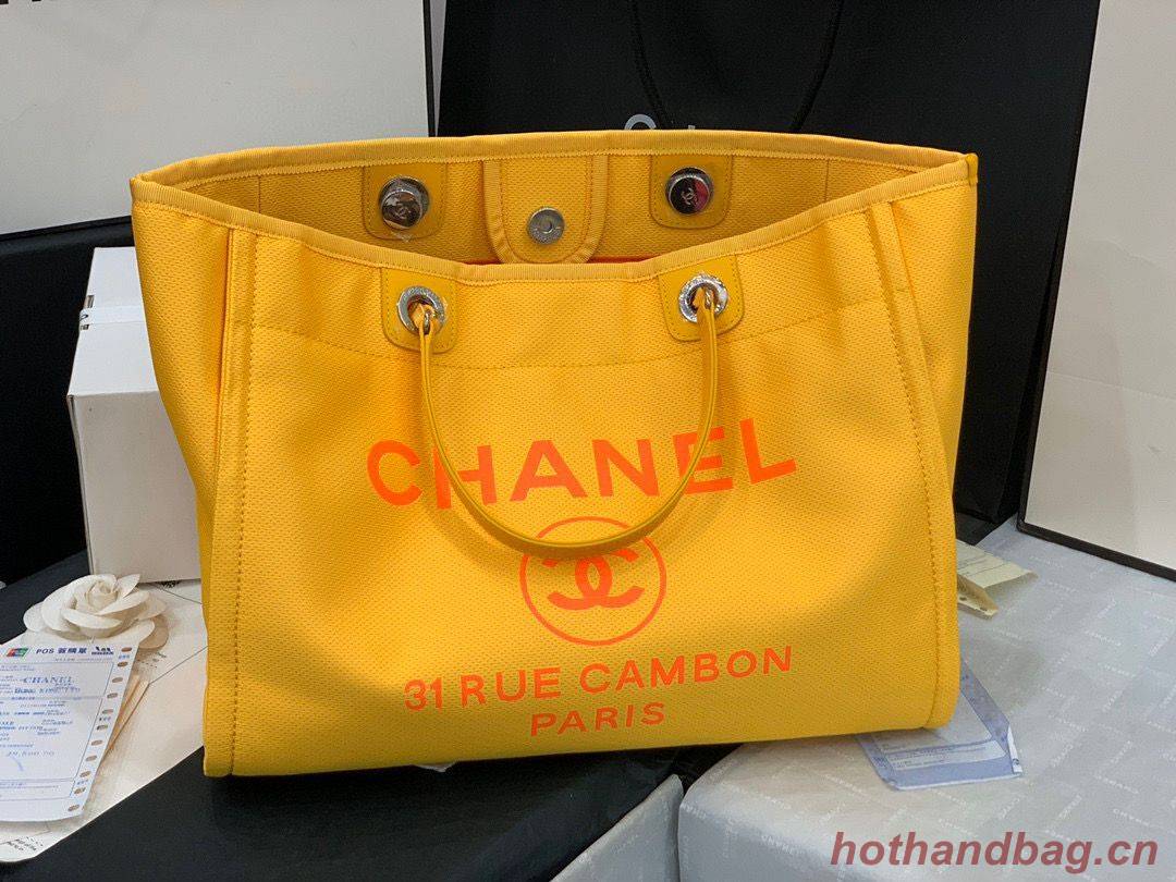 Chanel Original Medium Shopping Bag 67001 Yellow