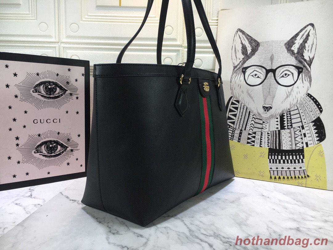 Gucci Ophidia series medium GG Tote Bag 631685 Black