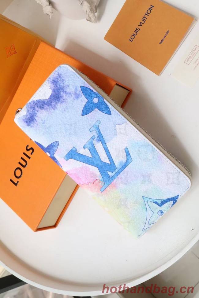 Louis Vuitton ZIPPY WALLET M80499 blue