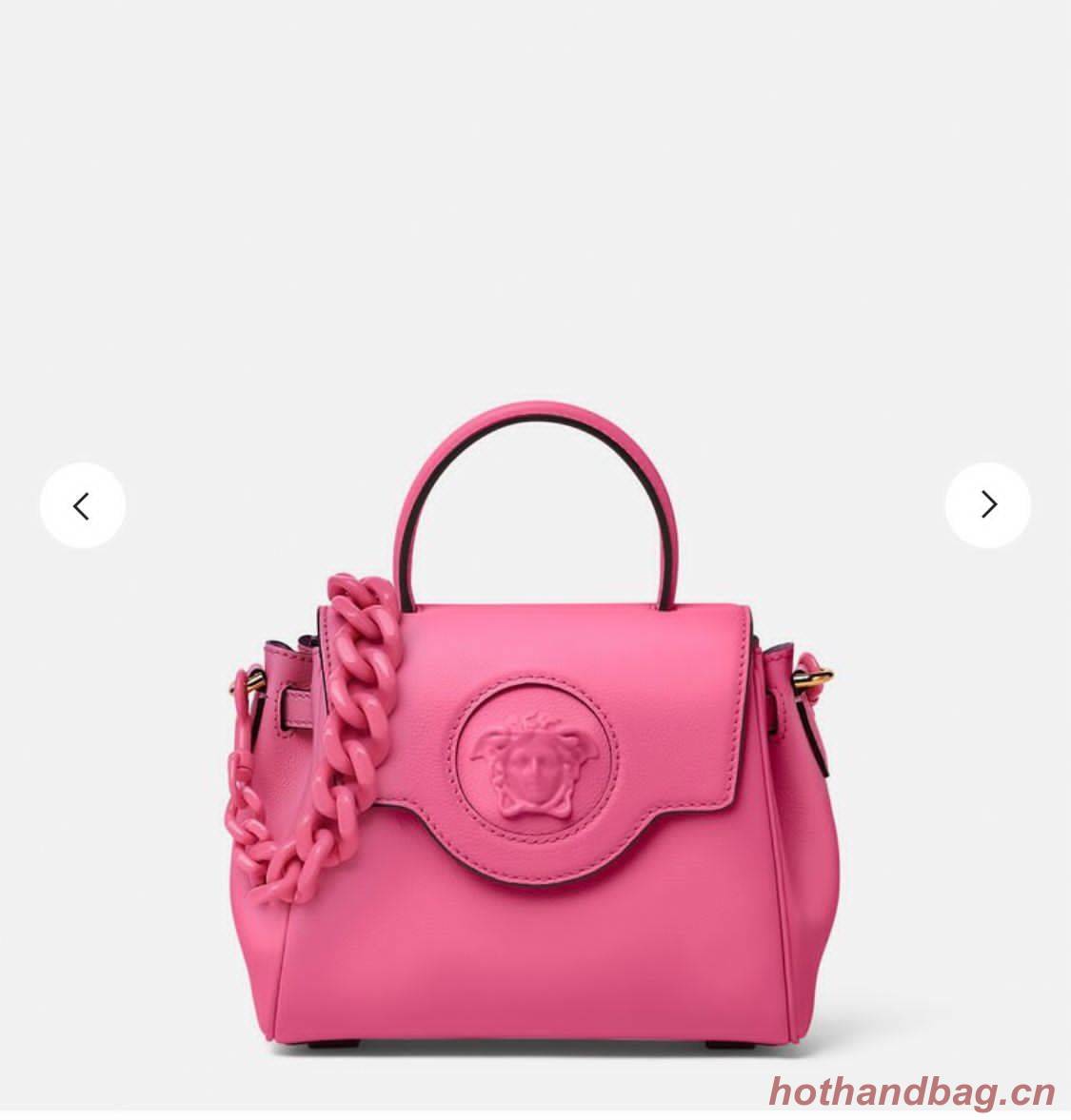 Versace Leather Tote Bag 17455 rose