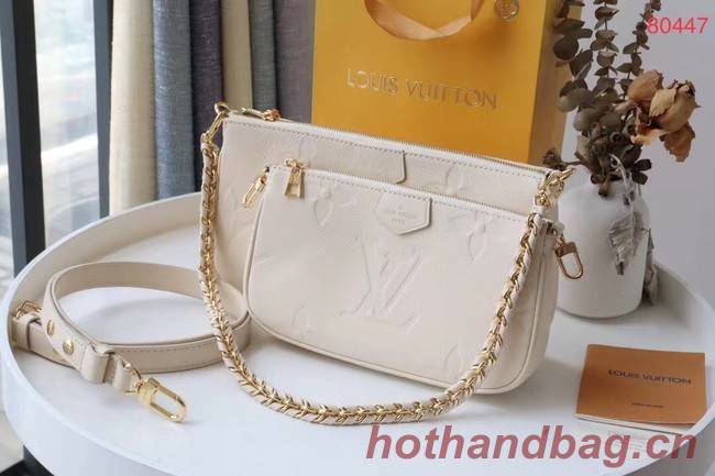 Louis Vuitton MULTI POCHETTE ACCESSOIRES M45777 white