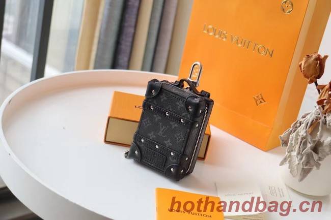 Louis Vuitton KIRIGAMI POUCH BAG CHARM AND KEY HOLDER M80221 black