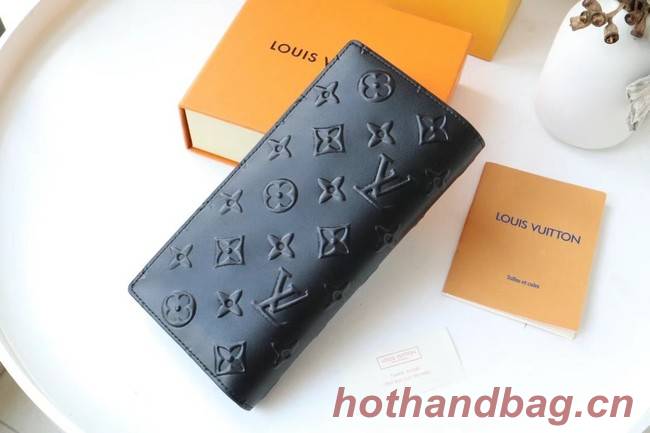 Louis Vuitton BRAZZA WALLET M62900 black