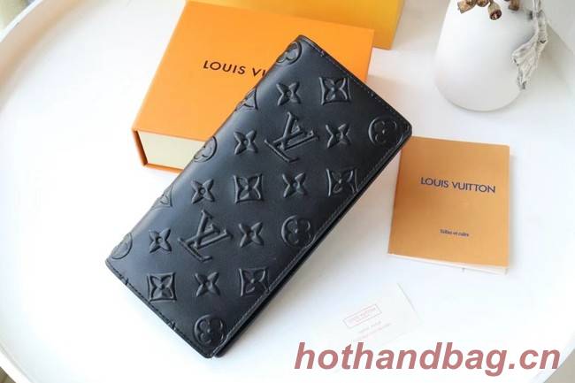 Louis Vuitton BRAZZA WALLET M62900 black