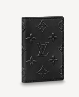 Louis Vuitton POCKER ORGANIZER SLENDER M80508 black