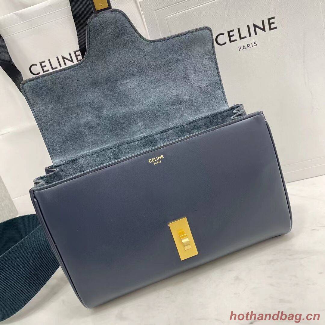 Celine TEEN SOFT 16 IN SMOOTH CALFSKIN 196853 NAVY BLUE