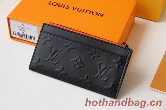 Louis Vuitto COIN CARD HOLDER M80827 black