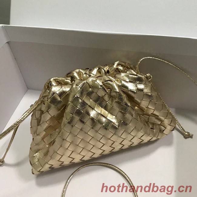 Bottega Veneta MINI POUCH 585852 gold