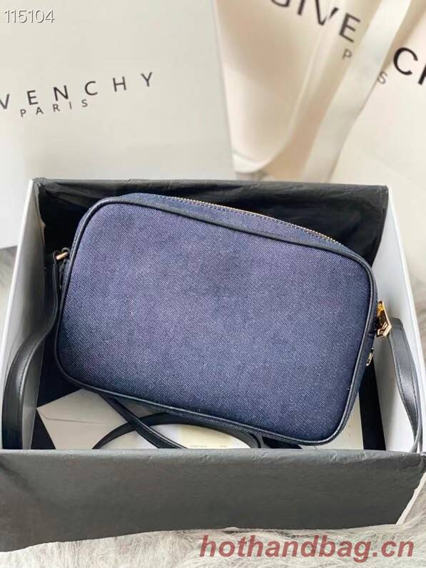 GIVENCHY shoulder bag 1990 dark blue