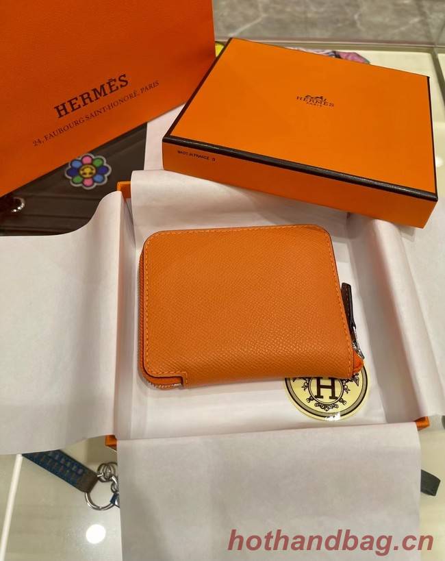 Hermes Constance Wallets espom leather H2298 orange