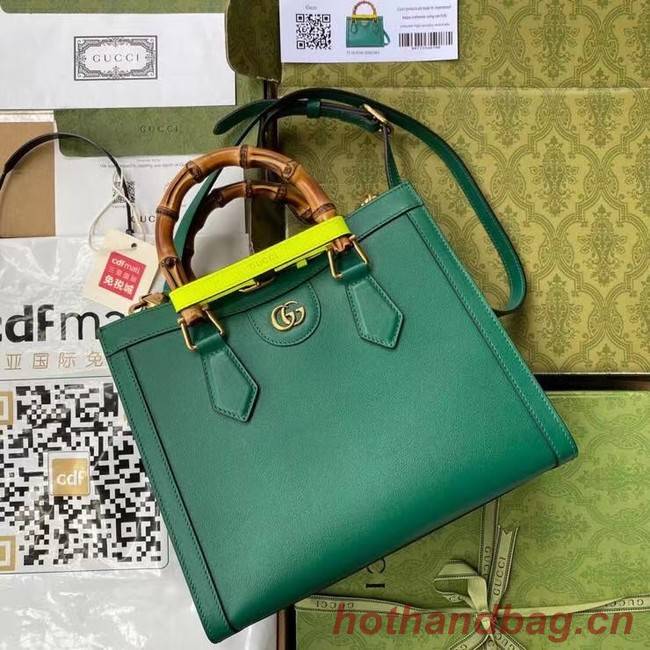 Gucci Diana small tote bag 660195 Emerald