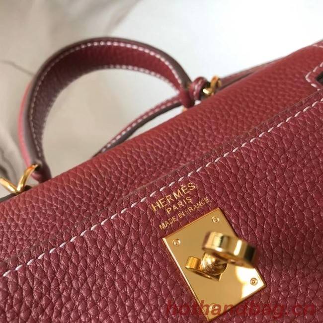 Hermes Birkin Togo Leather 22590 Burgundy