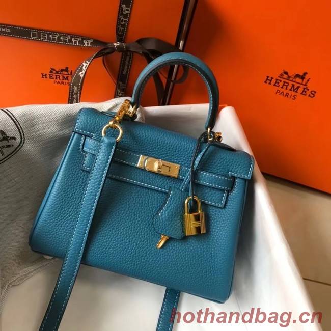 Hermes Birkin Togo Leather 22590 blue