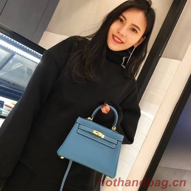 Hermes Birkin Togo Leather 22590 blue