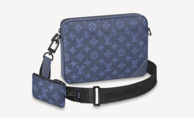 Louis Vuitton DUO MESSENGER M45730 Navy Blue