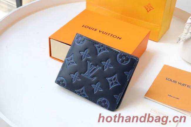 Louis Vuitton MULTIPLE WALLET M70422 Navy Blue