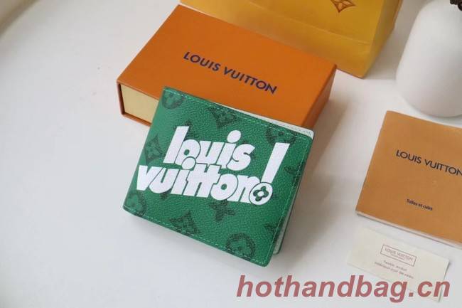 Louis Vuitton MULTIPLE WALLET M80850 green