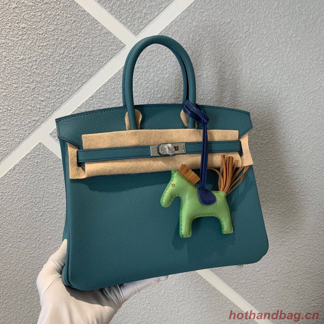 Hermes Birkin 25CM Epsom Bag Original Leather H25E Dark Green