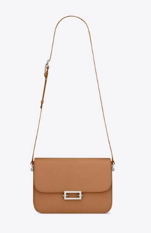 Yves Saint Laurent Calf leather cross-body bag Y357624 BROWN GOLD