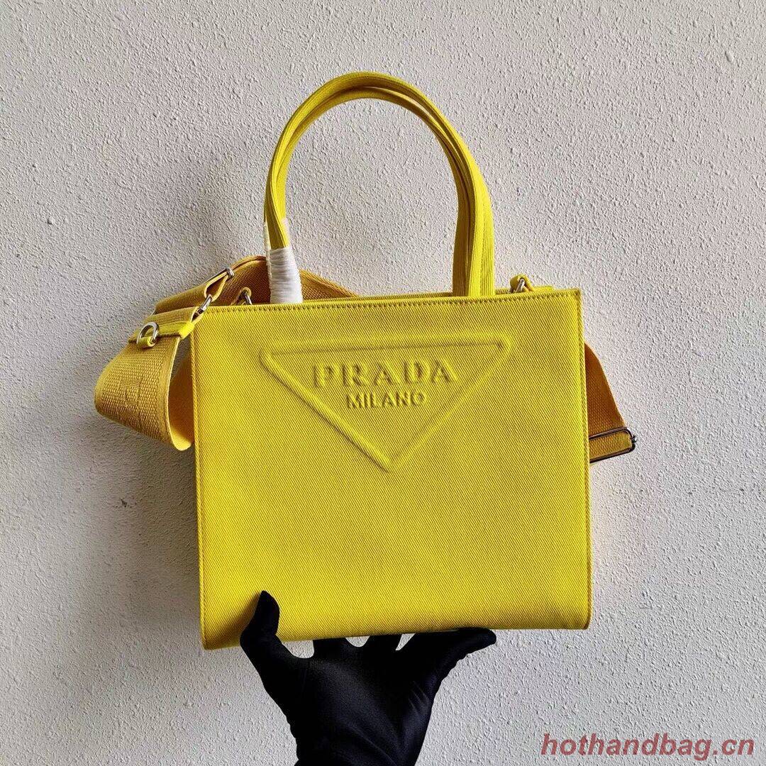 Prada Drill tote bag 1BG382 yellow