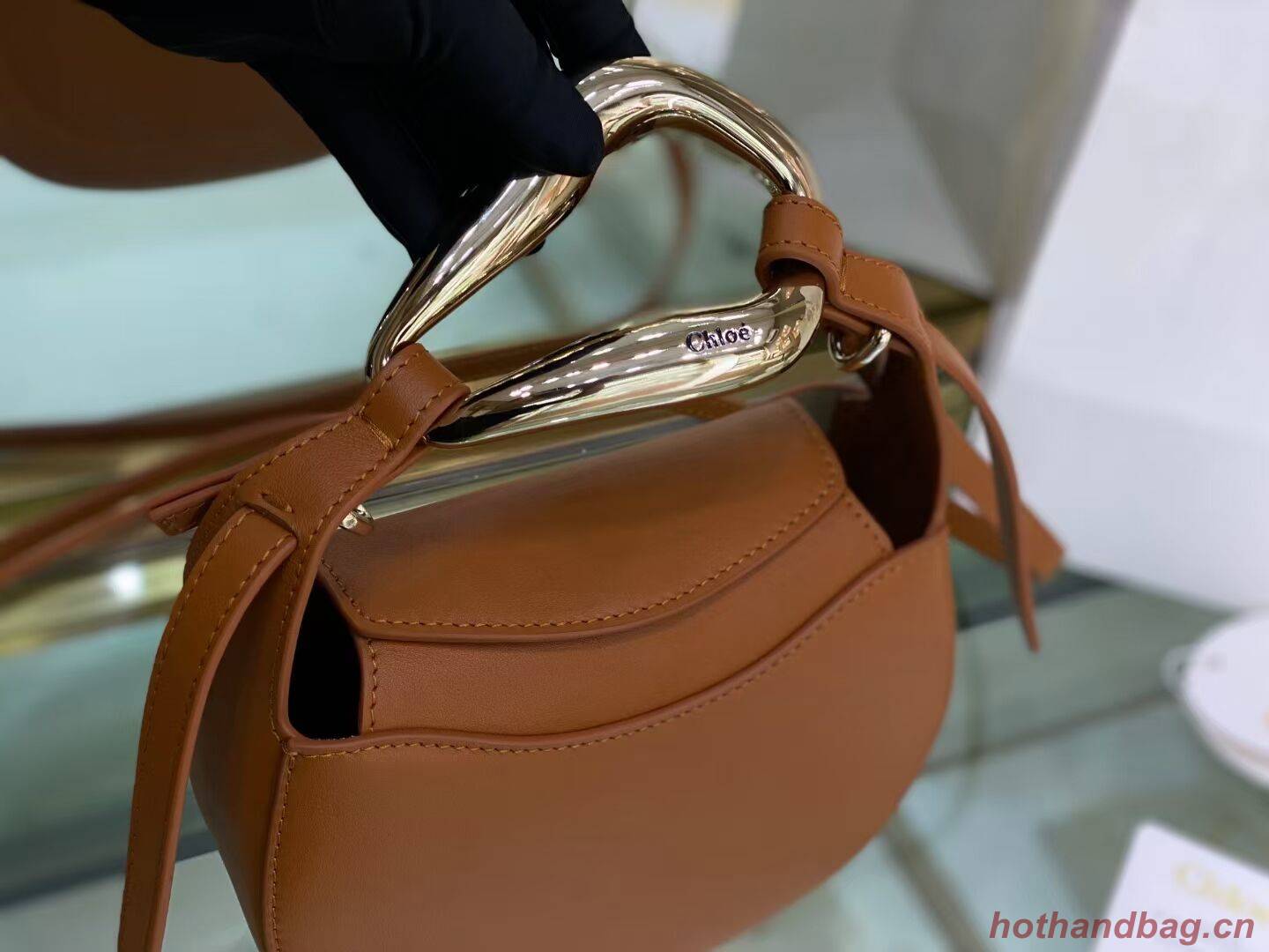 Chloe Original Calfskin Leather Bag 3S1350 brown