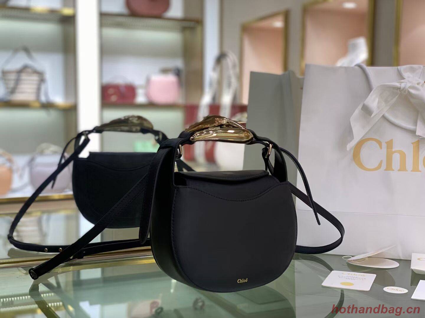 Chloe Original Calfskin Leather Bag 3S1350 black