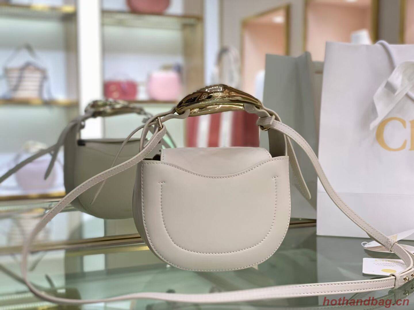 Chloe Original Calfskin Leather Bag 3S1350 cream