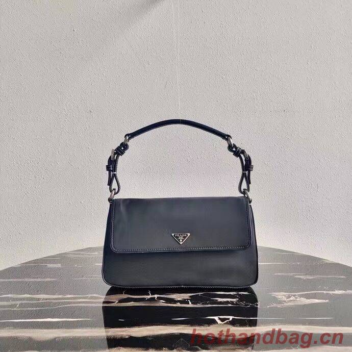 Prada Brushed leather small bag 2AD138 black