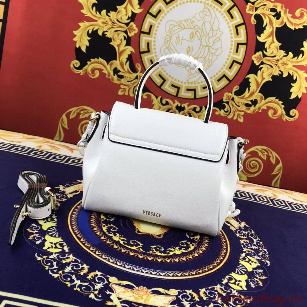 Versace Original Calfskin Leather Bag FS1040 white