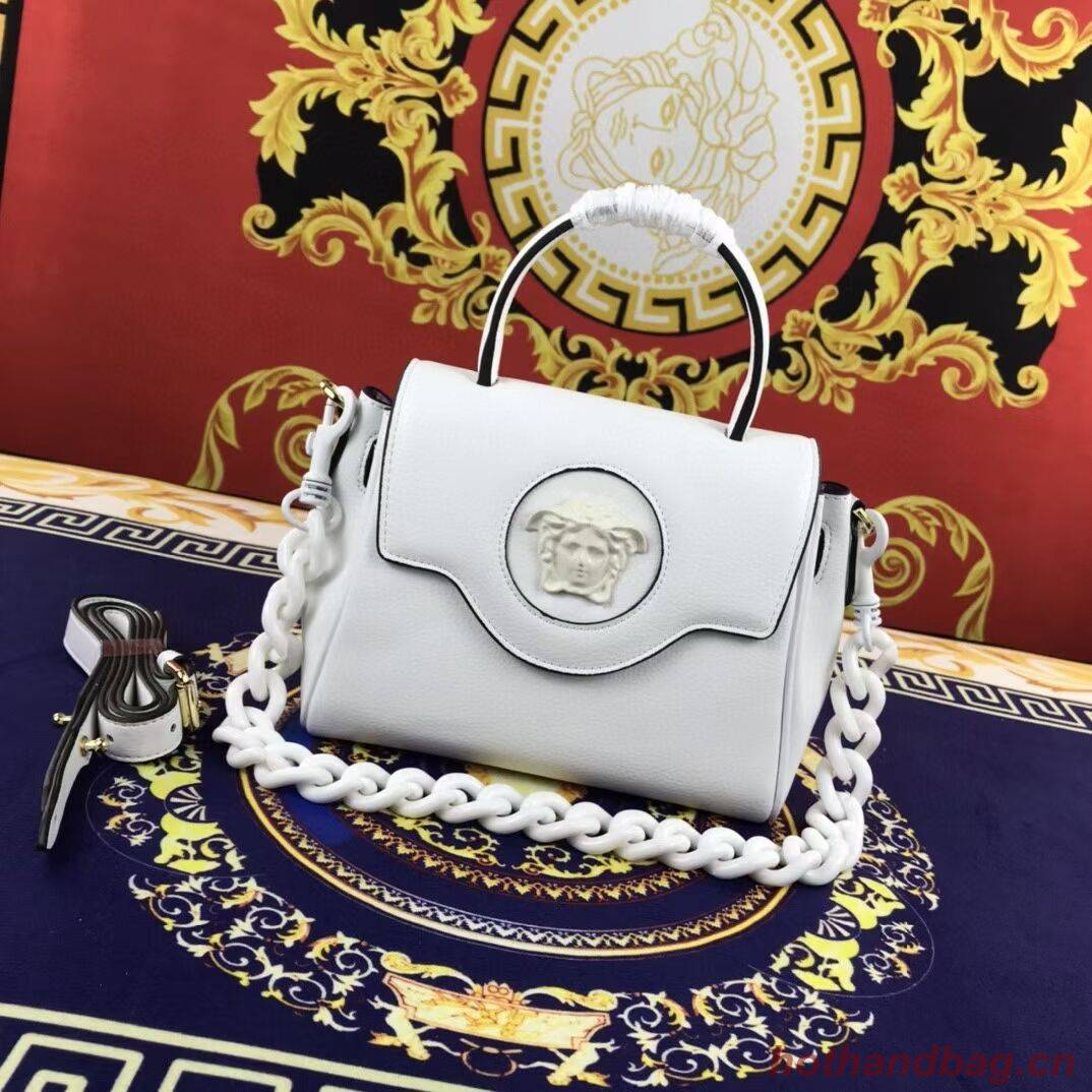 Versace Original Calfskin Leather Bag FS1040 white