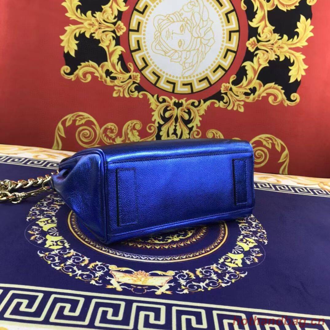 Versace Original medium Calfskin Leather Bag FS1041 blue