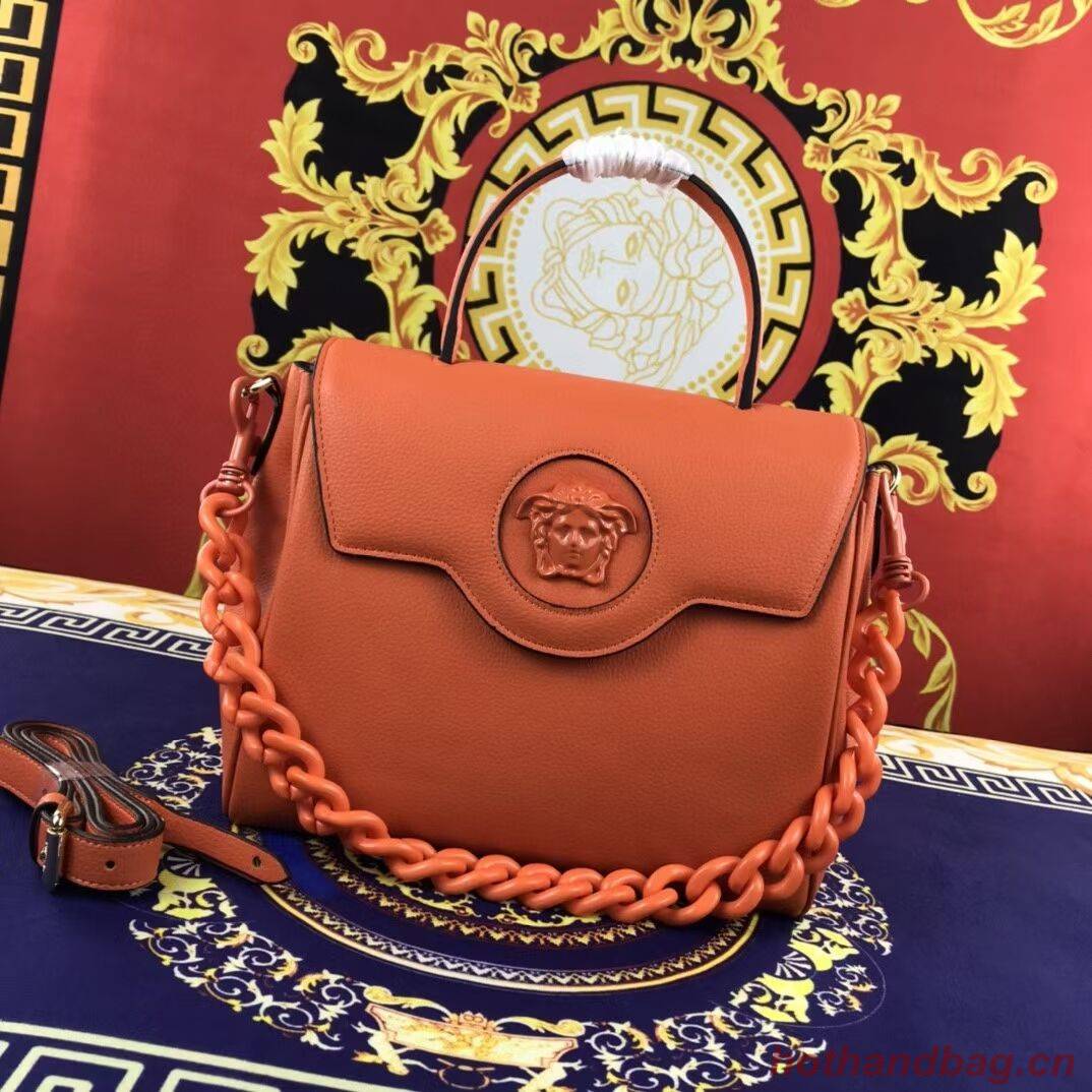 Versace Original medium Calfskin Leather Bag FS1041 orange