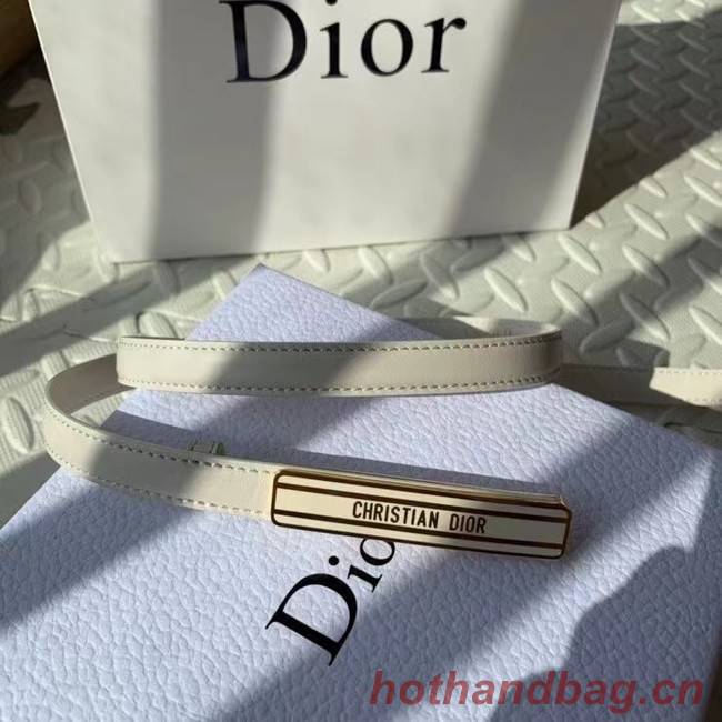 DIOR-ID BELT Raspberry Smooth Calfskin 15 MM B0109UM white