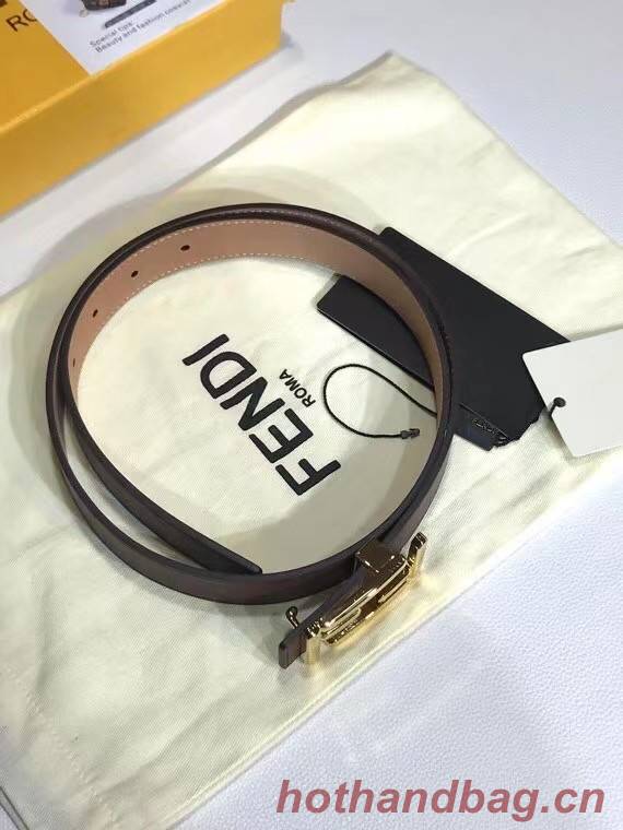 Fendi Leather Belt F2374 30mm