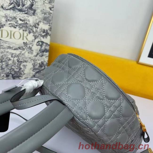 SMALL DIOR BACKPACK Cannage Lambskin M9222U grey