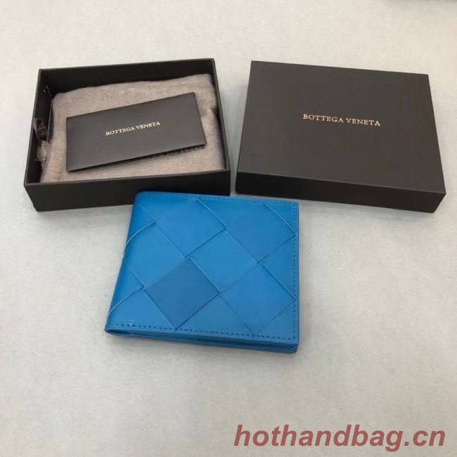 Bottega Veneta BI-FOLD WALLET 649603 blue