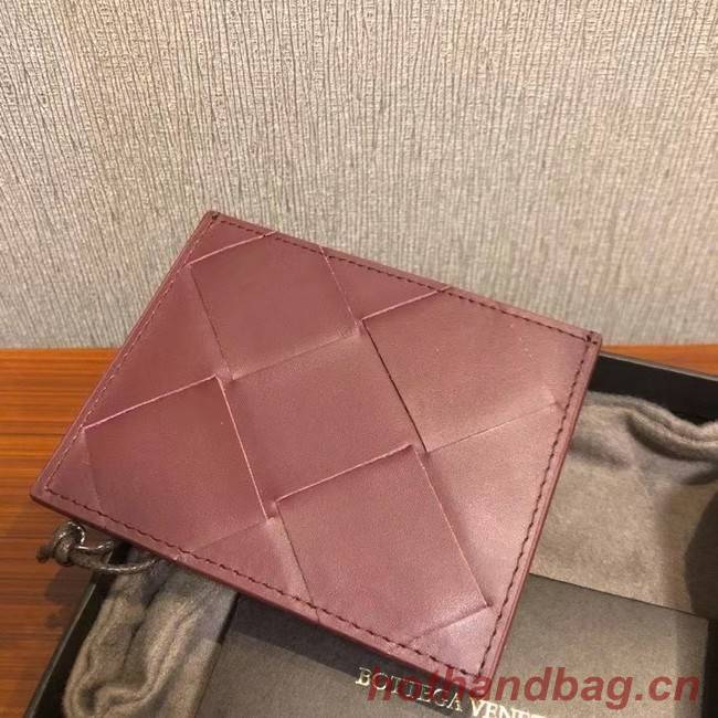 Bottega Veneta Card Holder 133993 Burgundy