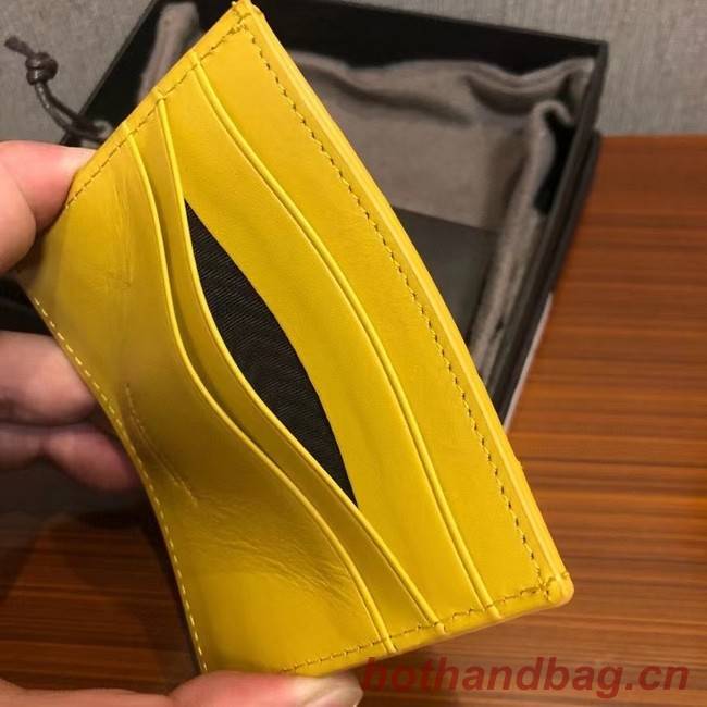 Bottega Veneta Card Holder 133993 yellow