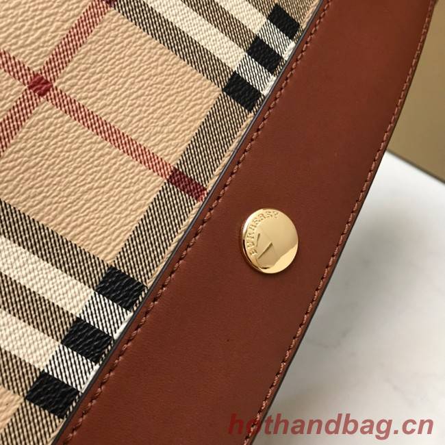 BurBerry Leather Shoulder Bag 80118 brown