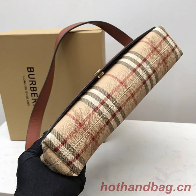 BurBerry Leather Shoulder Bag 80118 brown