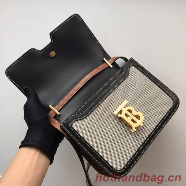 BurBerry Leather Shoulder Bag 80146 black&brown