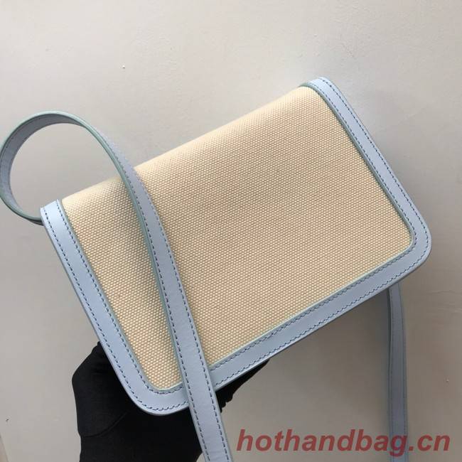 BurBerry Leather Shoulder Bag 80146 light blue