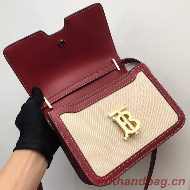 BurBerry Leather Shoulder Bag 80146 red