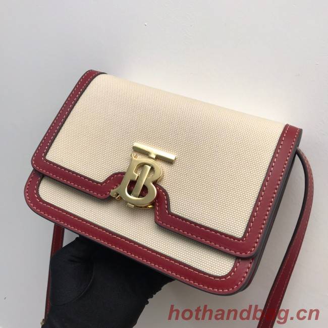 BurBerry Leather Shoulder Bag 80146 red