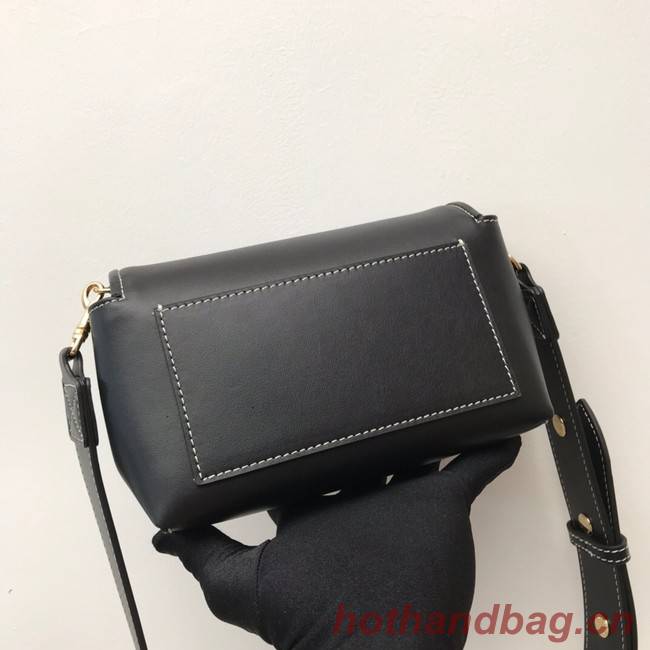 BurBerry Leather Shoulder Bag 80266 black